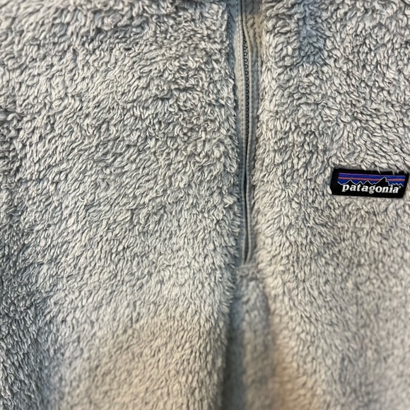 Patagonia Los Gatos 1/4 zip fleece Salt Grey S Pullover Hiking High Pile - Picture 5 of 12